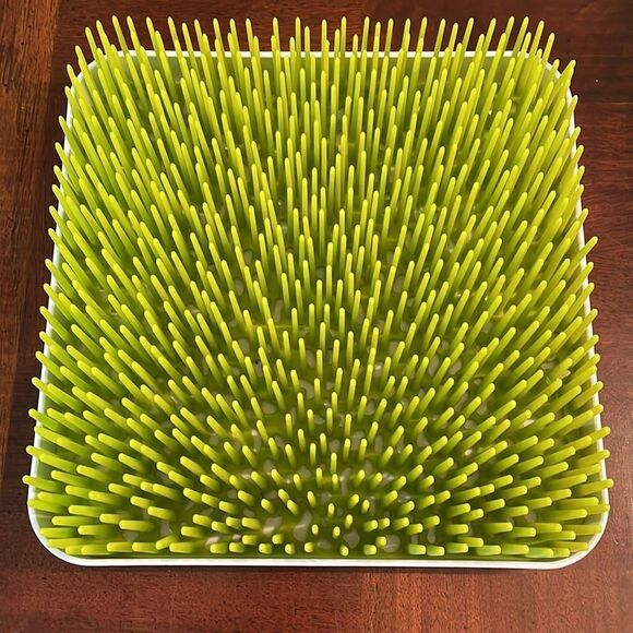 9” x 9” Boon Baby Bottles Drying Square Rack plus Flower Stem Holds Accessories - Picture 5 of 9